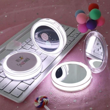 Portable Fold LED Make-up Mirror