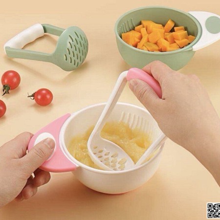 Baby Food Feeding Bowl and Mashe