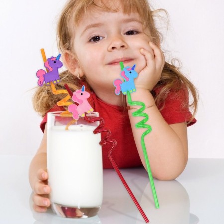 Straw Reusable Flexible Plastic - 1 Pcs