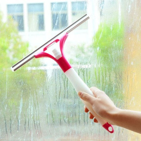 Glass Cleaner Wiper With Spray
