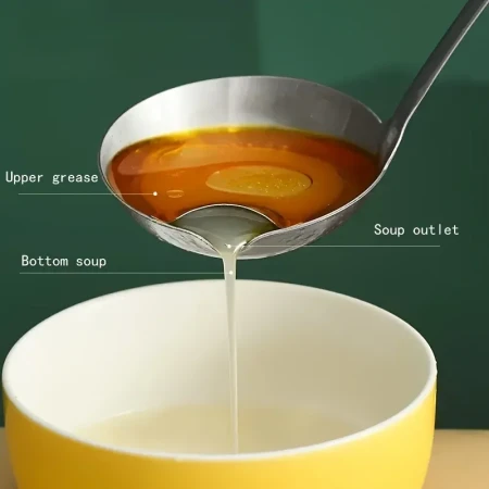 Oil Soup Separate Spoon Colander Strainer Stainless